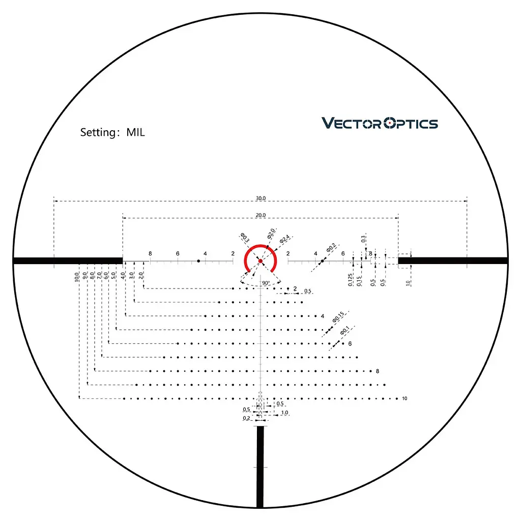 Оптический прицел Vector Optics Constantine 1-8x24 (30 mm) illum. SFP - фото 9