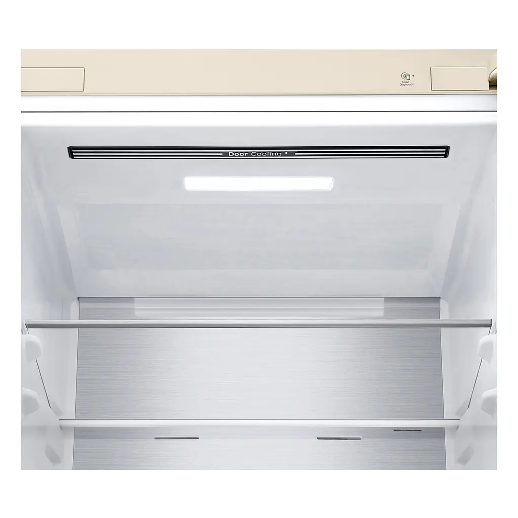 Холодильник LG 203x60х68 холодильное отделение 277 л морозильное отделение 107 л 2 дверь А++ NF Metal Fresh бежевый (GC-B509SESM) - фото 7