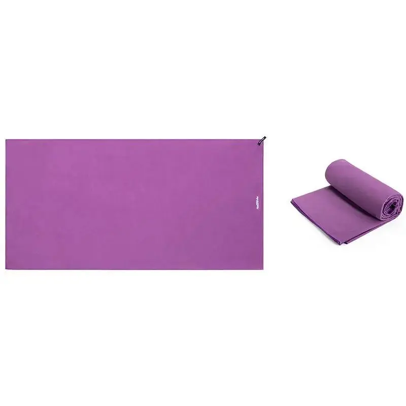 Полотенце Fitness Naturehike (NH20FS009) 160-80см - антибактериальное - фиолетовое - фото 2