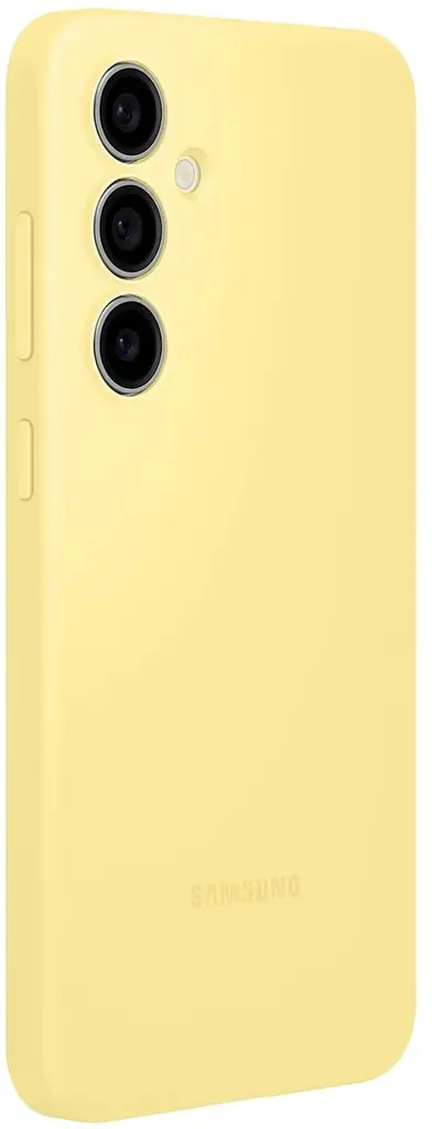 Оригінальний силіконовий чохол Samsung Silicone Case для Samsung Galaxy S24 FE Yellow EF-PS721CYEGWW