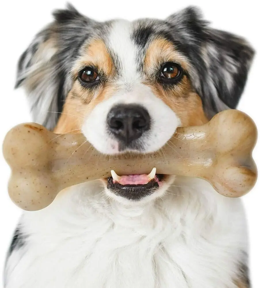 Жувальна кістка для собак Pet Qwerks Real Bacon Infused BarkBone з ароматом бекону - фото 4