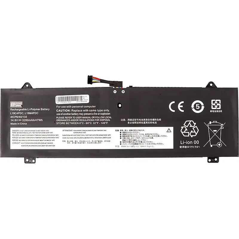 Акумулятор PowerPlant для ноутбуків LENOVO Ideapad Yoga 7i 2020 (L19C4PDC) 14.8V 3200mAh (NB482412)