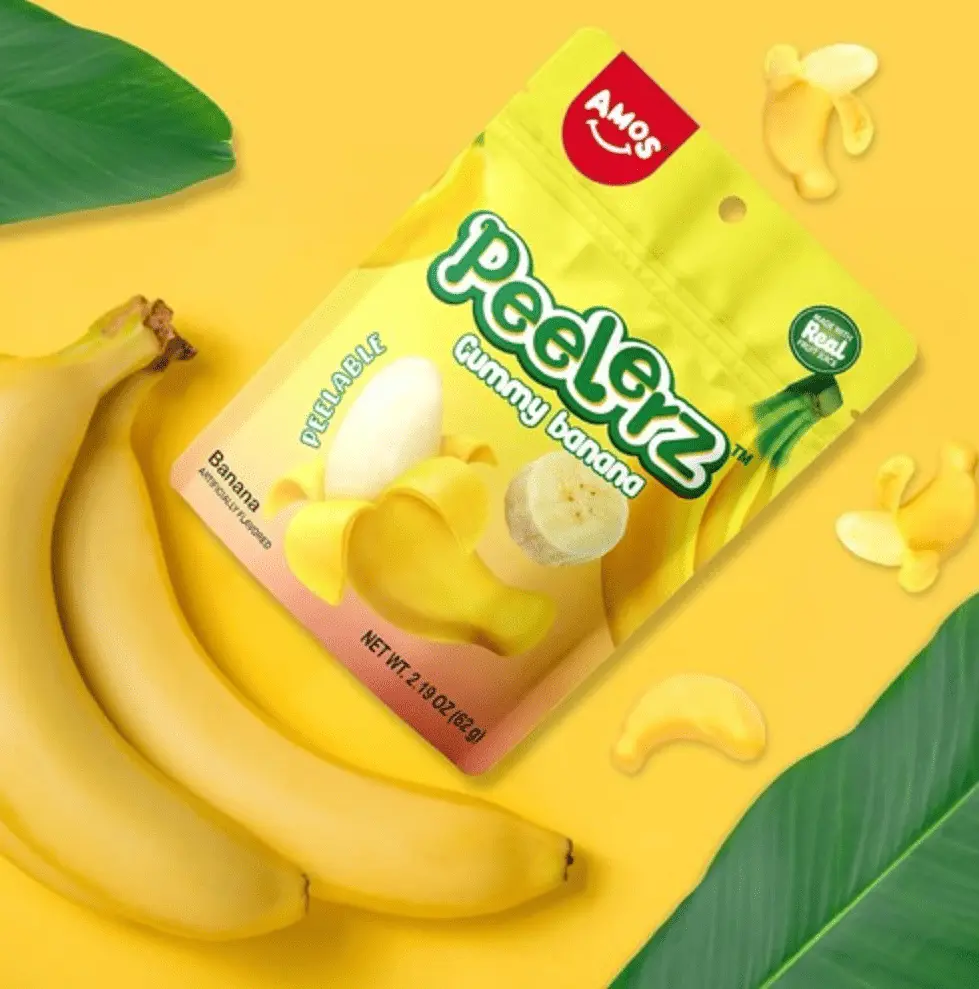 Желейні цукерки Amos Peelerz Banana 170г - фото 7