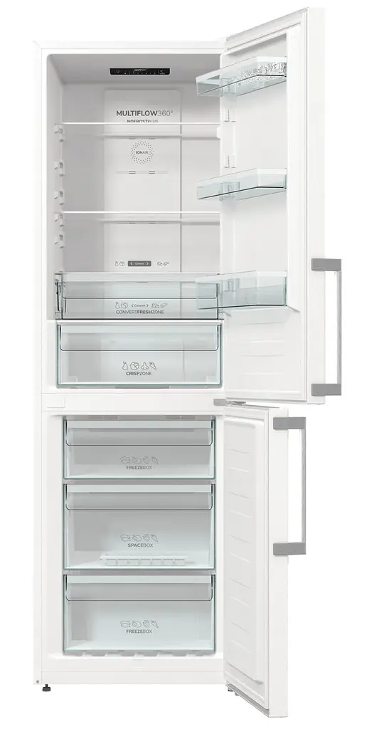 Холодильник Gorenje NRK6191EW5F 185х60х60см 2 двери 203(99) л А+ Total NF (NRK6191EW5F) - фото 9