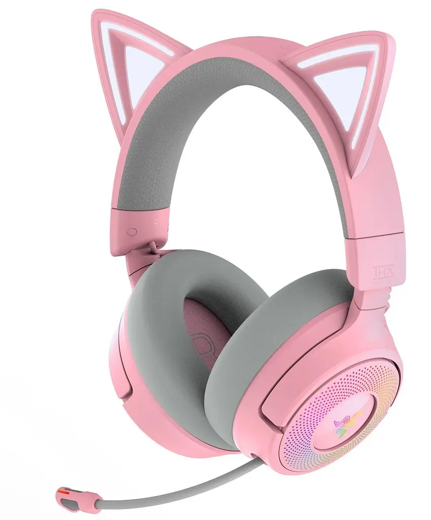 Ігрова гарнітура Razer Kraken Kitty V3 PRO Quartz (RZ04-05170200-R3M1) - фото 3