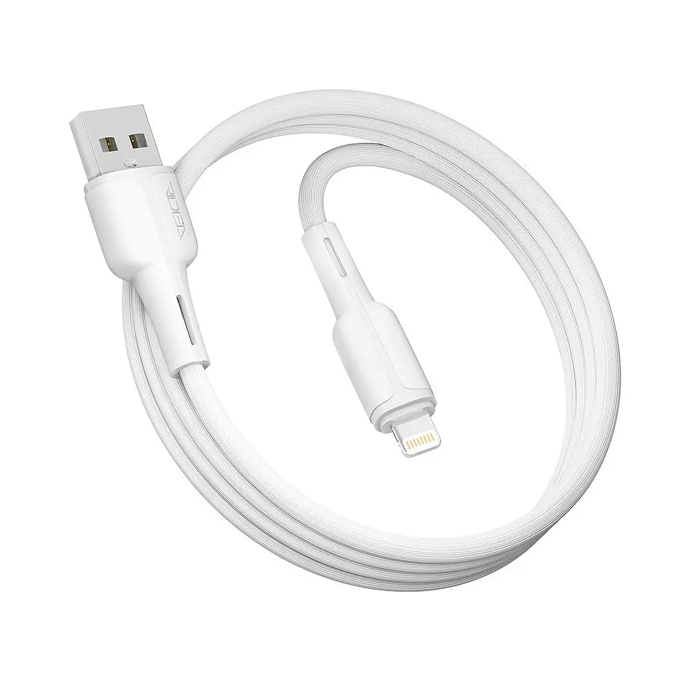 Кабель для зарядки и обмена данными USB Ridea RC-CO10 CommonPro 12W 5V/2.4A USB-Lightning 1 м Белый