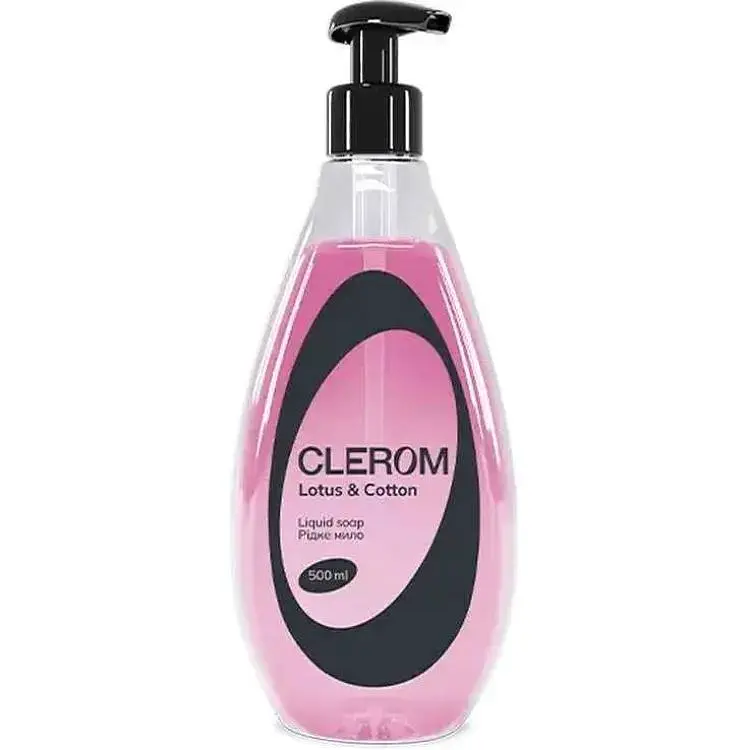 Мило рідке CLEROM 500мл Lotus and Cotton