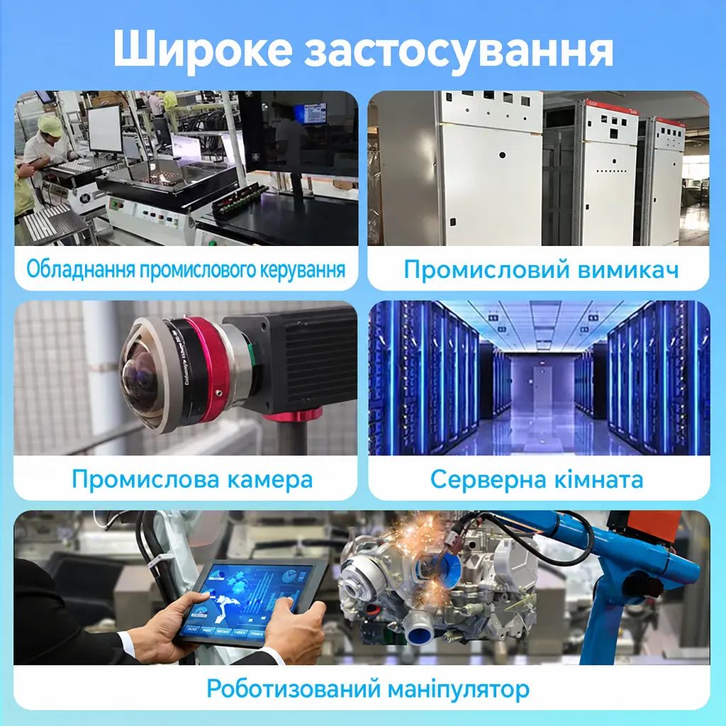 Промисловий патч-корд Ethernet Vention 0,5 м мережевий кабель RJ45 штекер на RJ45 штекер Cat6A до 10 Гбіт/с для рухомих кабельних ланцюгів водостійкий і маслостійкий SFTP з подвійним екрануванням понад 20 млн циклів у кабельному ланцюгу 500 МГц чорний (IBTBD) - фото 14