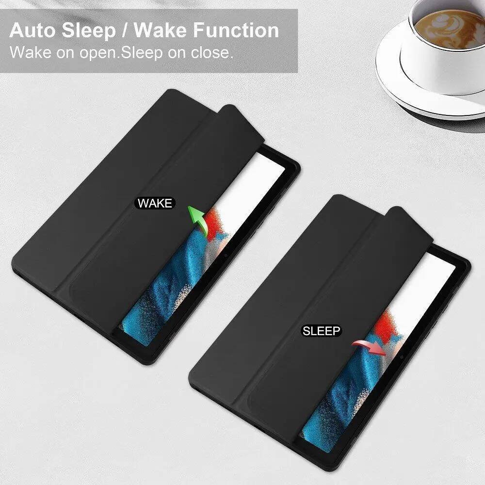 Чехол TPUCristal SlimTPU Spen holder Samsung Galaxy Tab A9 Plus SM X210 X215 X216 Черный - фото 8