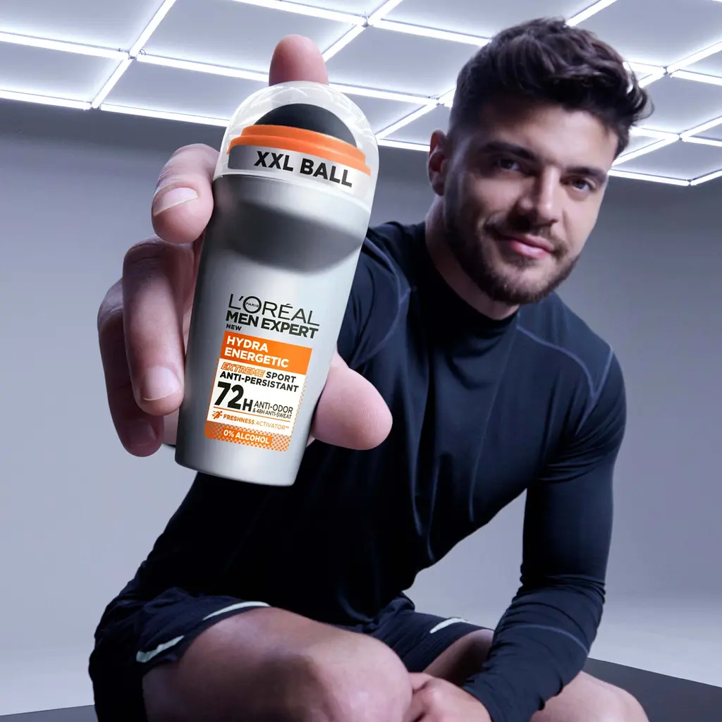 Кульковий дезодорант-антиперспірант для тіла L'Oreal Paris Men Expert Hydra Energetic Extreme Sport 50 мл - фото 3