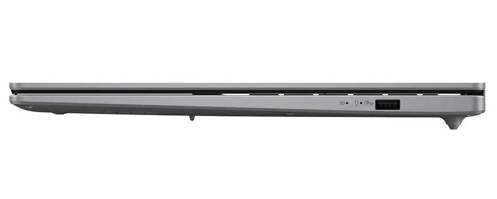 Ноутбук ASUS 16 Vivobook 16 M1607KA-MB144 FHD IPS/Ryzen 5 AI 330/16GB/512SSD/UMA/DOS/Cool Silver (90NB15F2-M00AX0) - фото 9