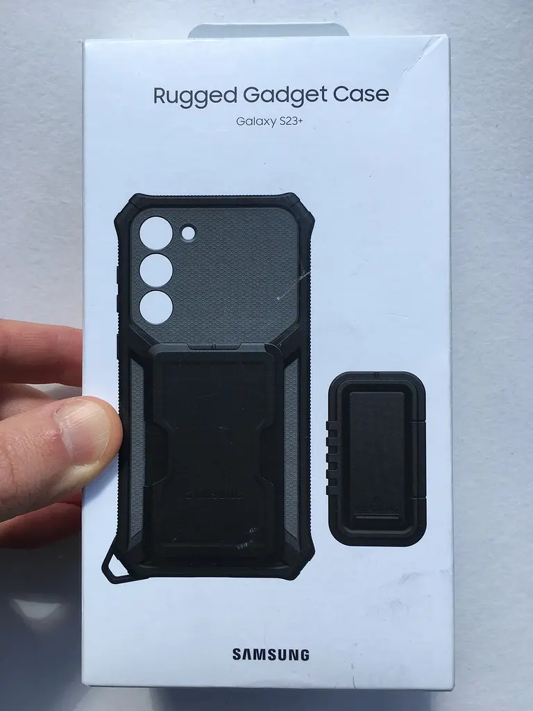 Оригінальний протиударний чохол для Galaxy S23 Plus (S916) Samsung Rugged Gadget Case EF-RS916CBEGRU Titan - фото 5