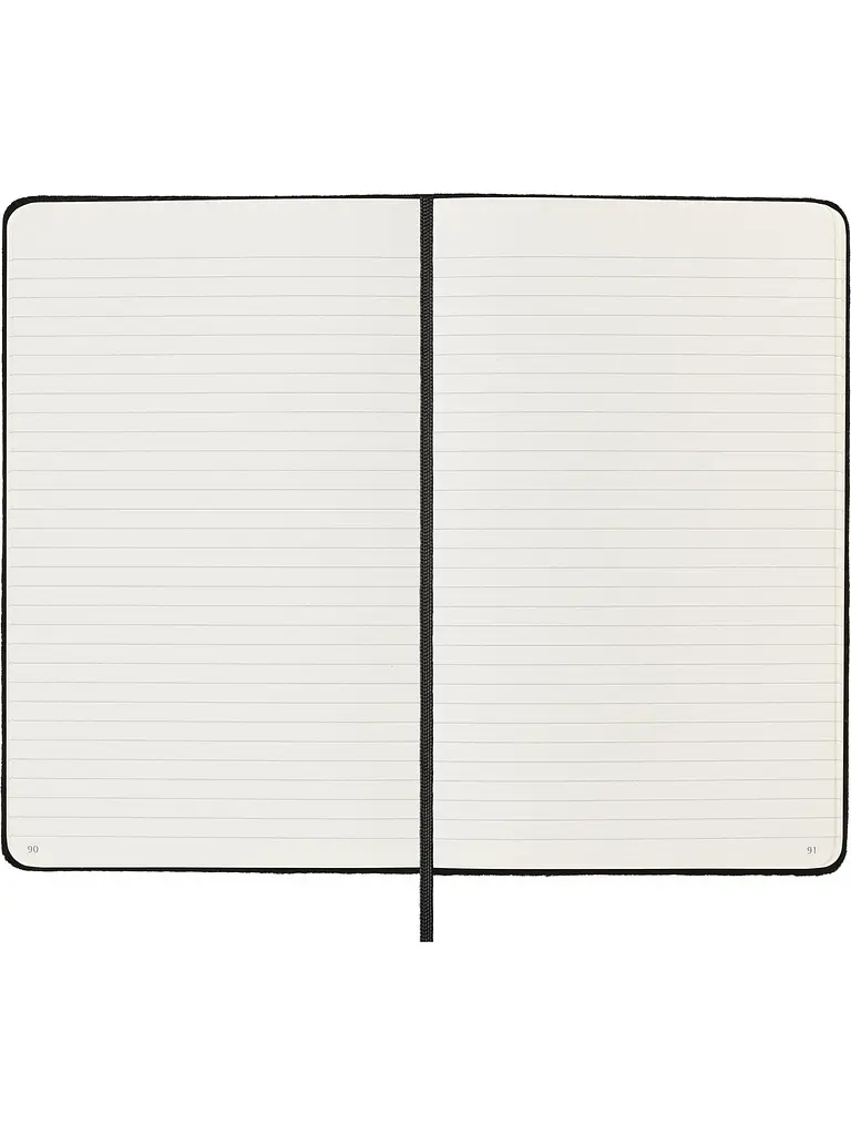Записник Moleskine Velvet середній, Лінійка Чорний + бокс (LCNBVELVQP060D) - фото 4