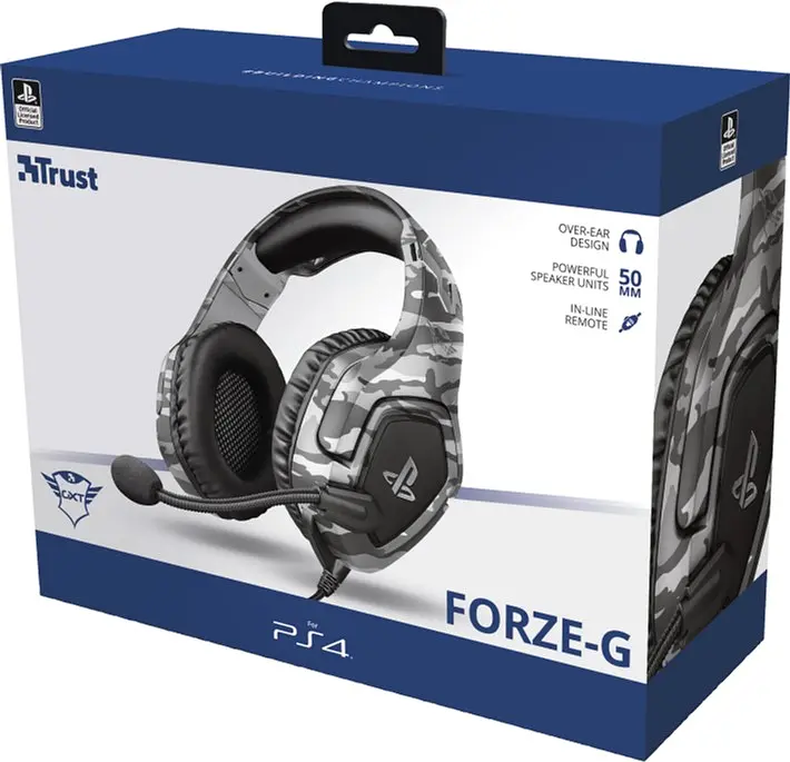 Гарнитура игровая Trust GXT 488 Forze-G for PS4 Grey (23531_Trust) - фото 8