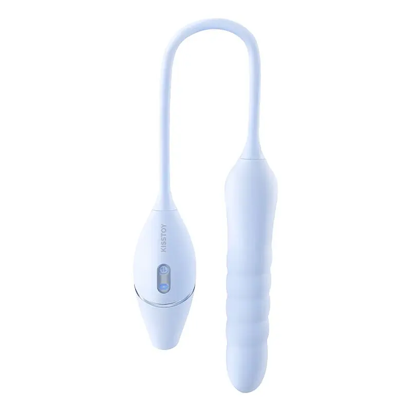 Пульсатор з вакуумним стимулятором KISSTOY Cathy III Light Blue