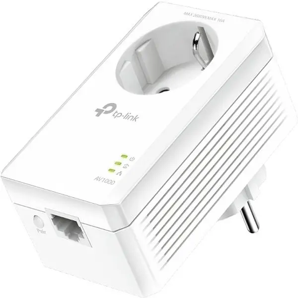 Адаптер Powerline TP-Link TL-PA7017P AV1000, 1xGE, Розетка teh0018051 - фото 4