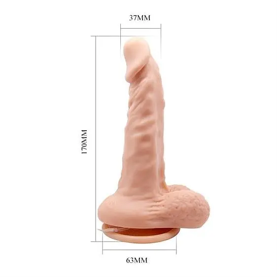 Вібратор Baile - Barbara Max Multi Speed Real Vibrator, 17х3.7 см - фото 4