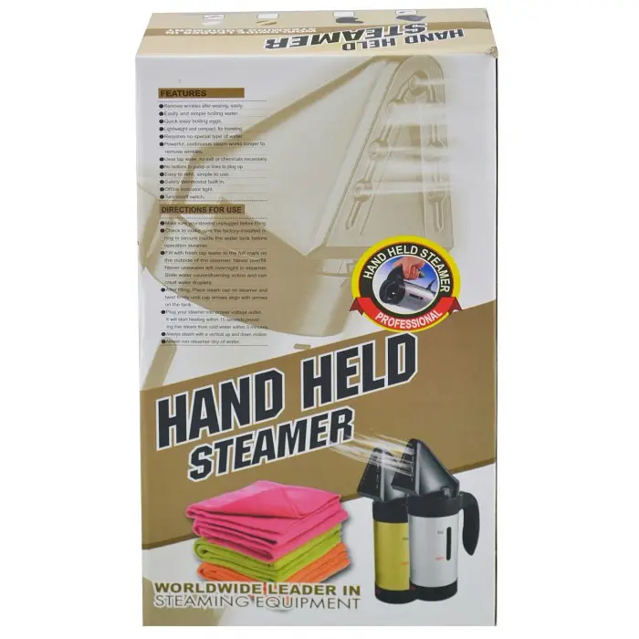 Ручний відпарювач для одягу золотистий паровий праска вертикальна Hand Held Steamer UKC A6 - фото 3