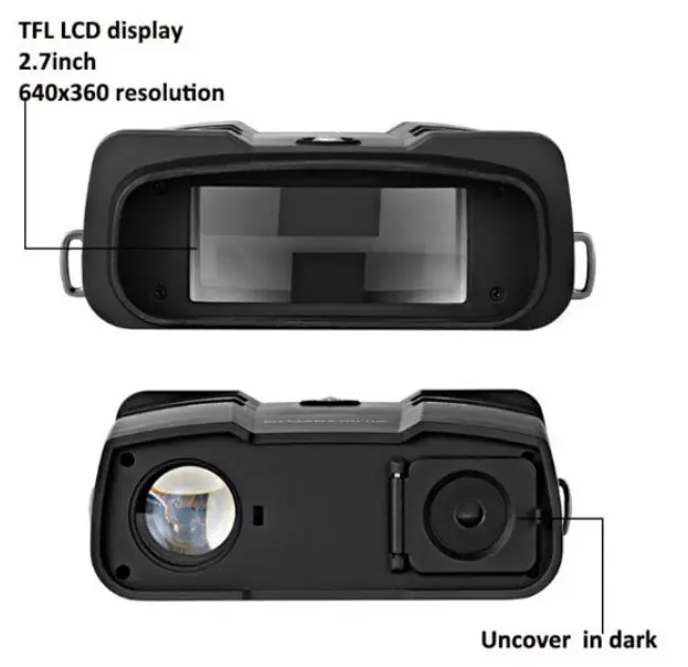 Прилад нічного бачення Widgameplus WG500B 1080P HD 10.8X31 Цифровий бінокль - фото 4