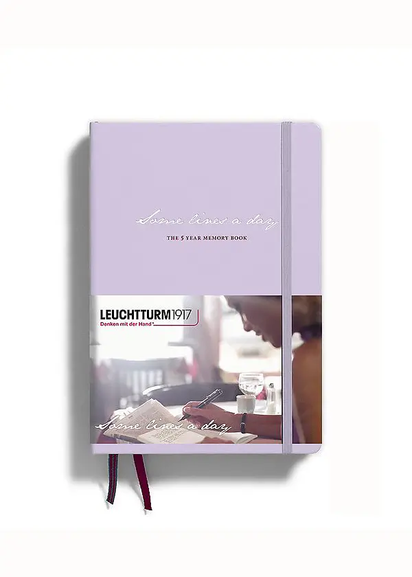Щоденник Leuchtturm1917 Some lines a day на 5 років, Lilac (368168)