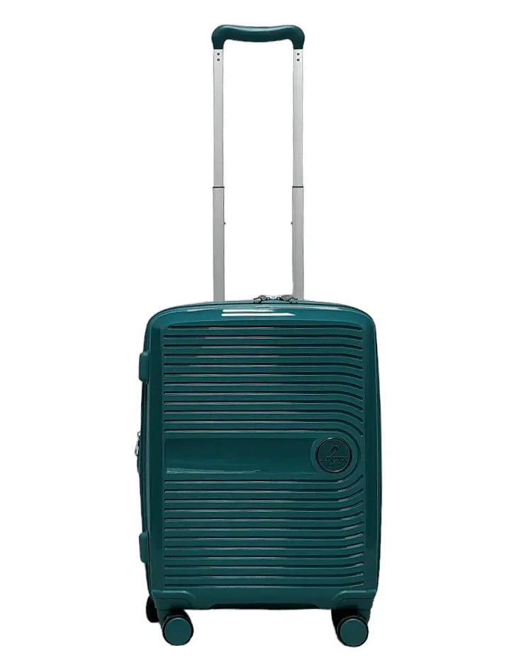 Валіза маленька S поліпропілен Airtex 223 58×40×22см 38л Бірюзова