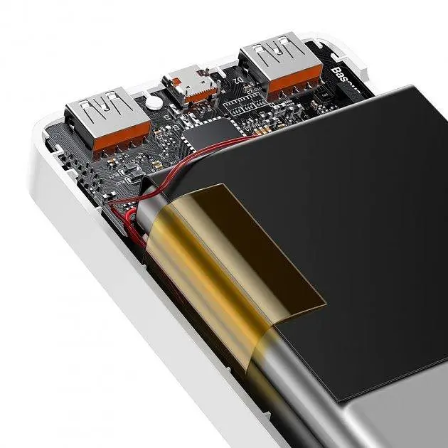 Внешний аккумулятор Baseus Bipow 30000mah 20w (ppdml-N02) Белый - фото 7