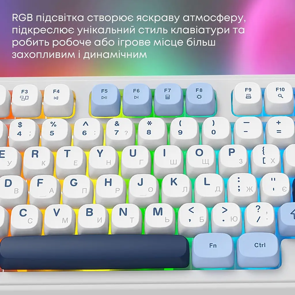 Клавиатура Ajazz AF98 PLUS Glacier Blue (AF98-PLUS-GB) - фото 9