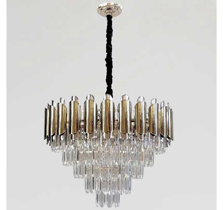 Каскадна кришталева люстра Artlight 88128/600, золото, 12 ламп E14, Ø59,5 см, від 13-20 м² - фото 2