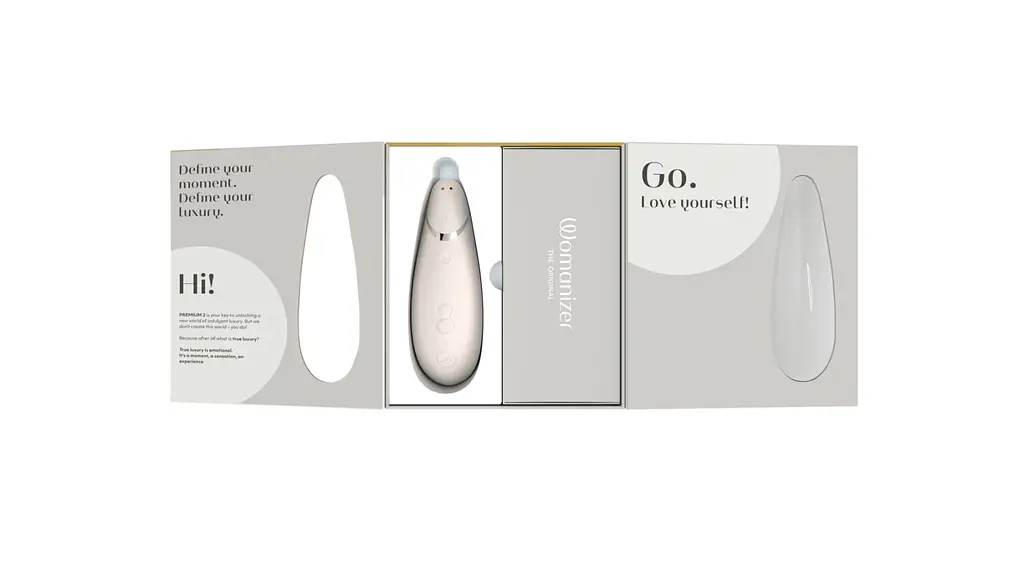 Вакуумний кліторальний стимулятор Womanizer Premium 2 - Grey Womanizer SO8751 95496 - фото 4