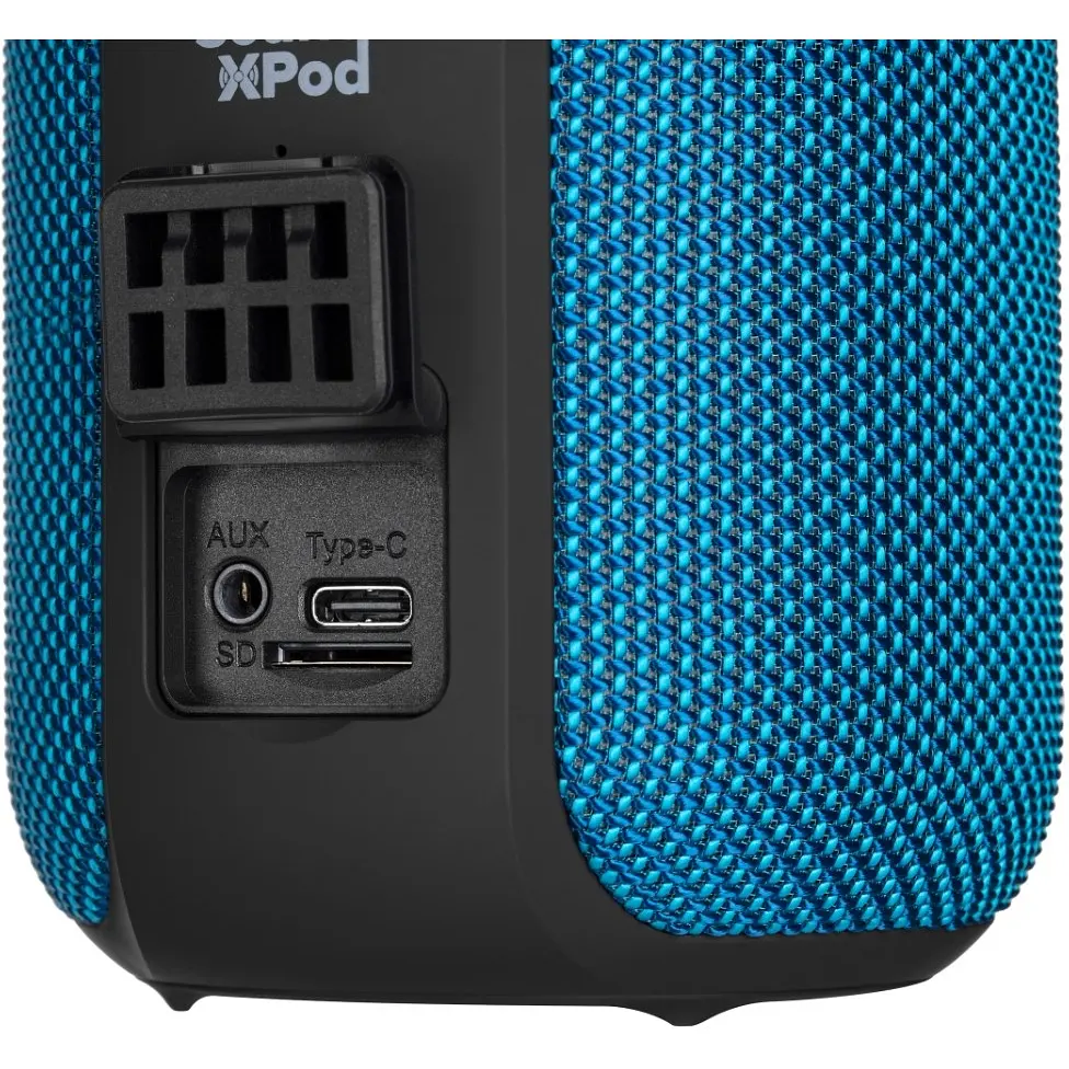 Портативная колонка 2E SoundXPod Bluetooth TWS Waterproof Blue - фото 2