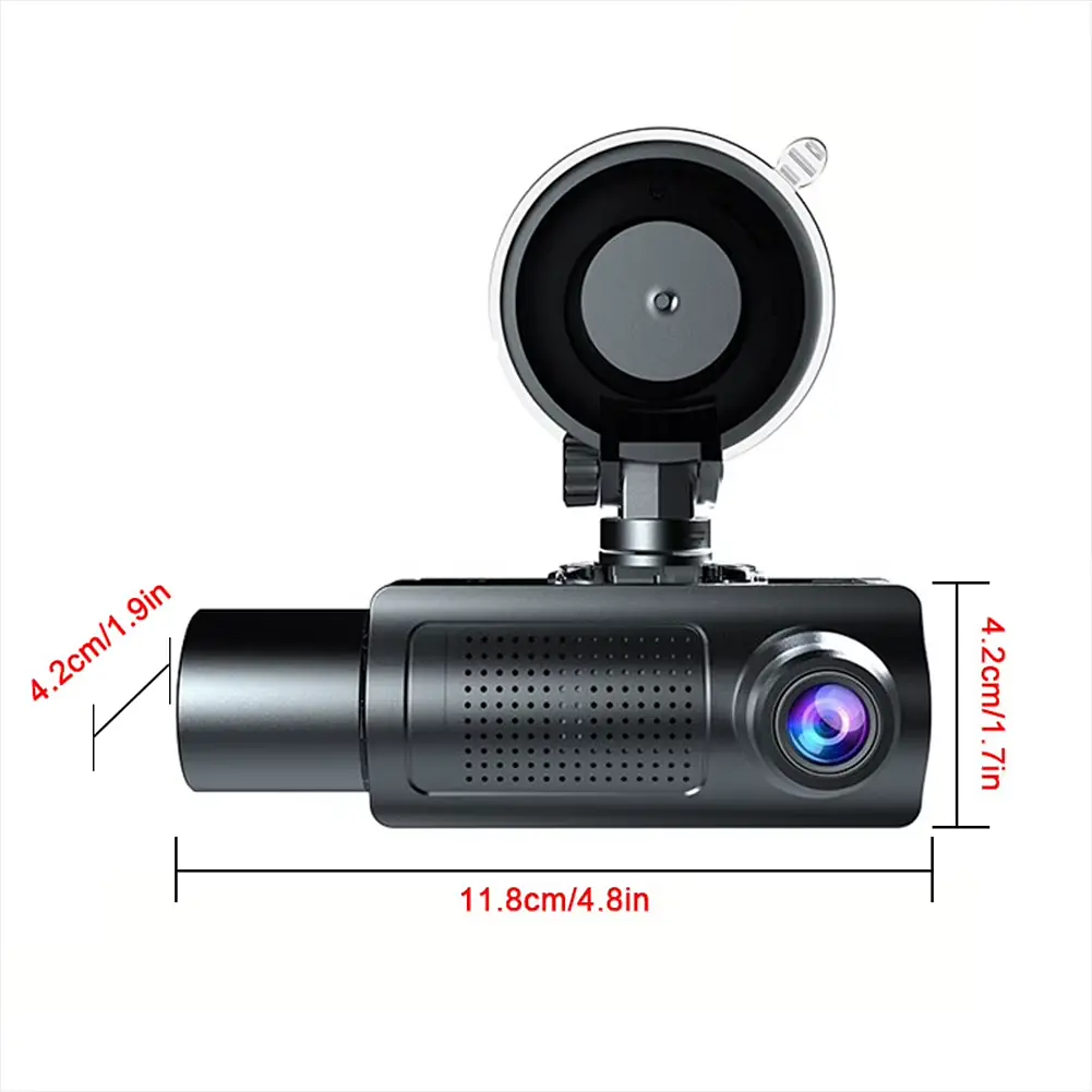 Автомобільний відеореєстратор D-310 (2 камери) Wi-Fi Full HD - фото 2