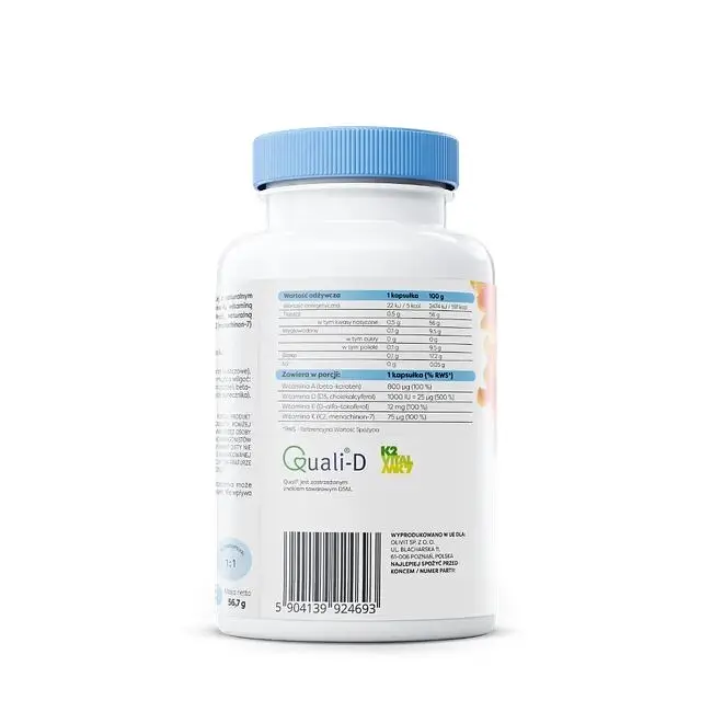 Вітамінний комплекс Osavi ADEK Vitamins, 90 капсул жиророзчинних вітамінів - фото 3