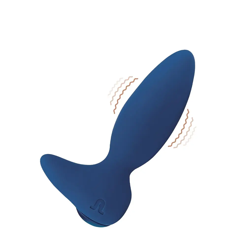 Анальная пробка Adrien Lastic Exploring Senses Little Rocket 2.0, 13 см (синий) - фото 3