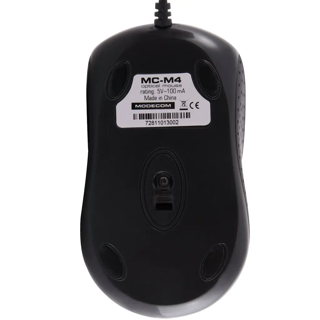 Комп'ютерна мишка ModeCom MC-M4.1 3кн. 1200dpi Black OEM (White box) (M-MC-00M4.1-100) - фото 2