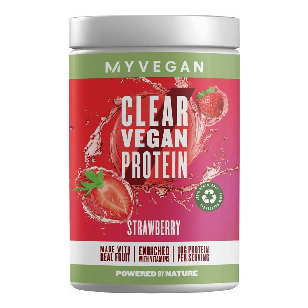 Ізолят Соєвого Протеїну Clear Vegan Protein - 320г Полуниця