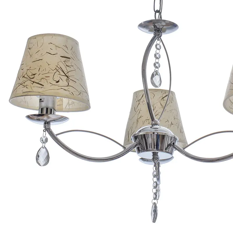 Люстра подвесная Brille с абажуром E14 (BKL-674S/3) - фото 3