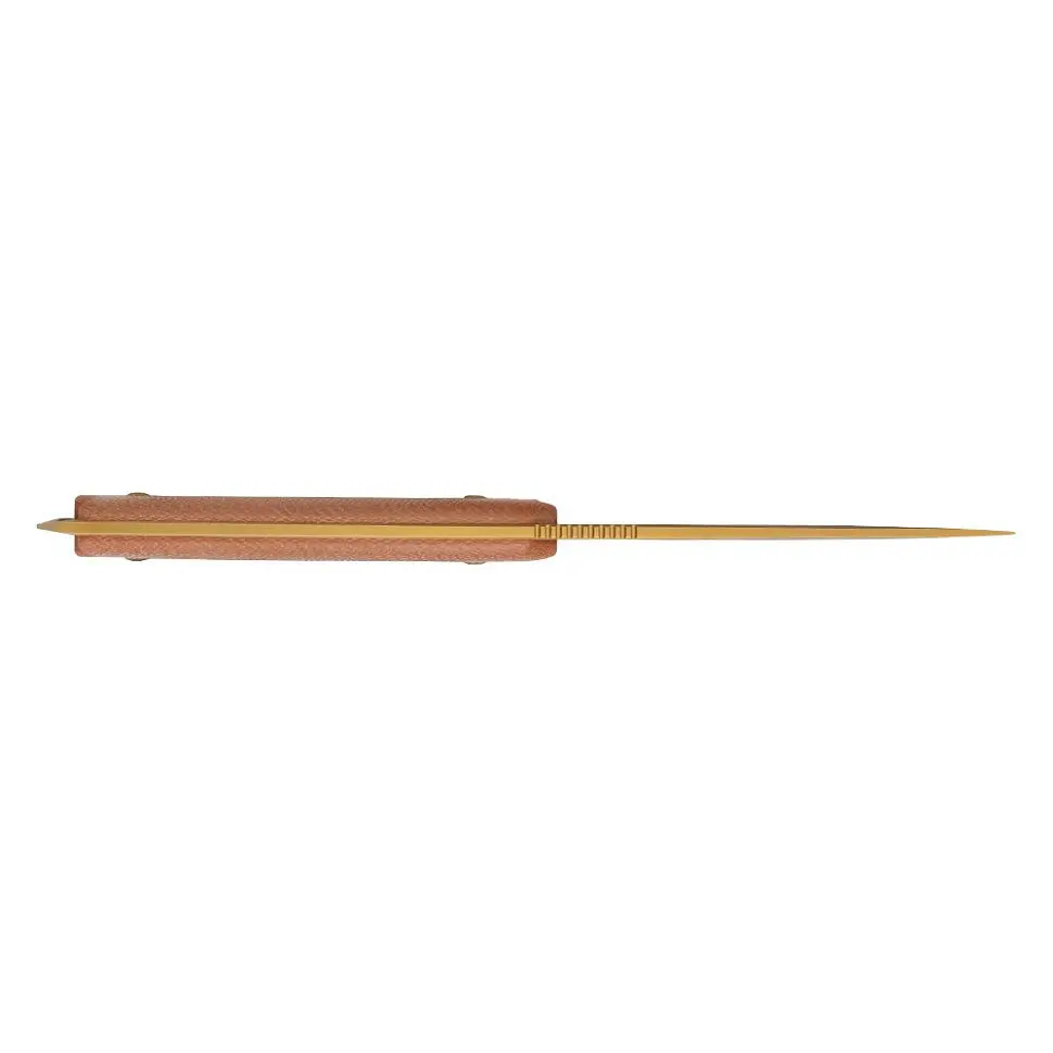 Ніж фіксований мисливський Ruike F186-MN, (11.8 см) D2/Micarta коричневий - фото 6