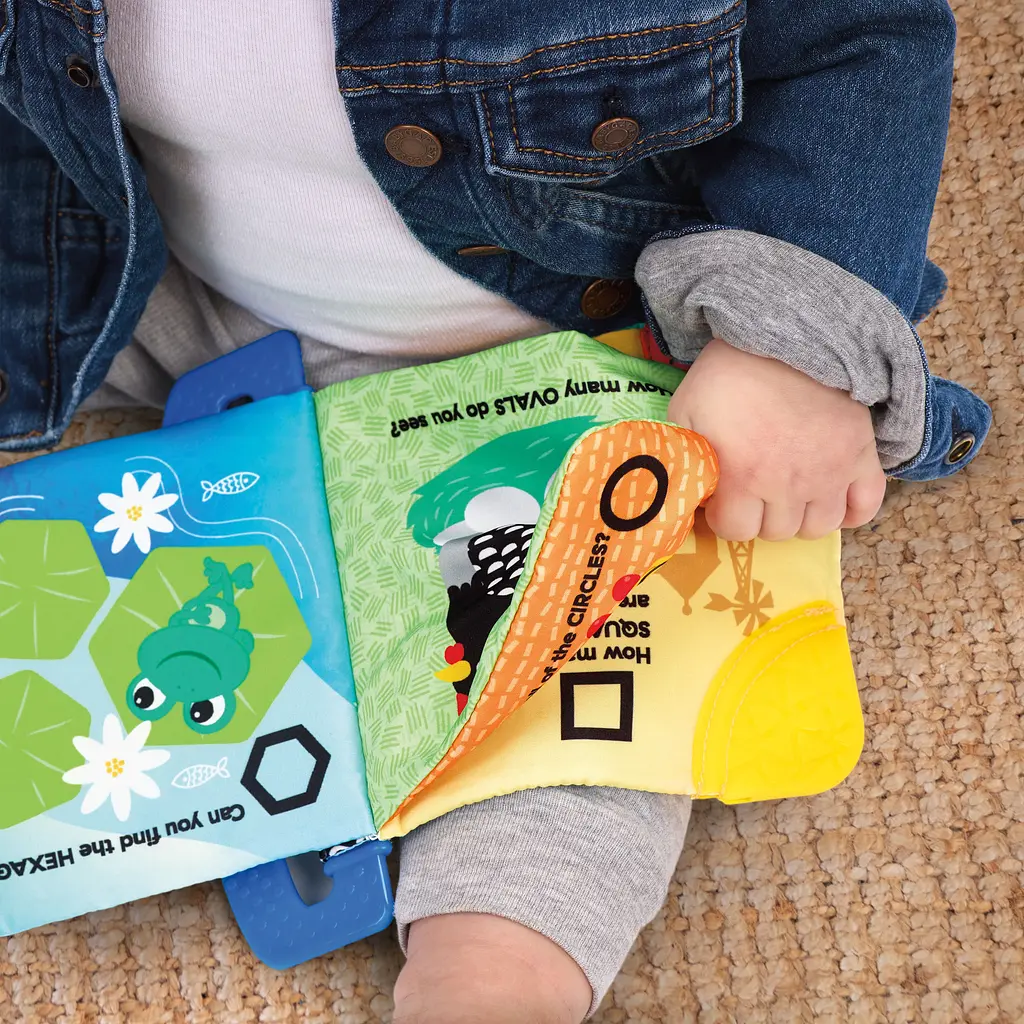 Игрушка-книга мягкая развивающая Baby Einstein Shapes at the Farm - фото 11