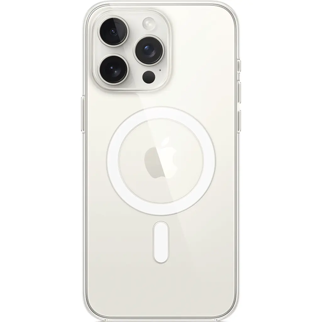 Чохол Clear Case with MagSafe для Apple iPhone 15 Pro Max Transparent AAA [92699] - фото 4