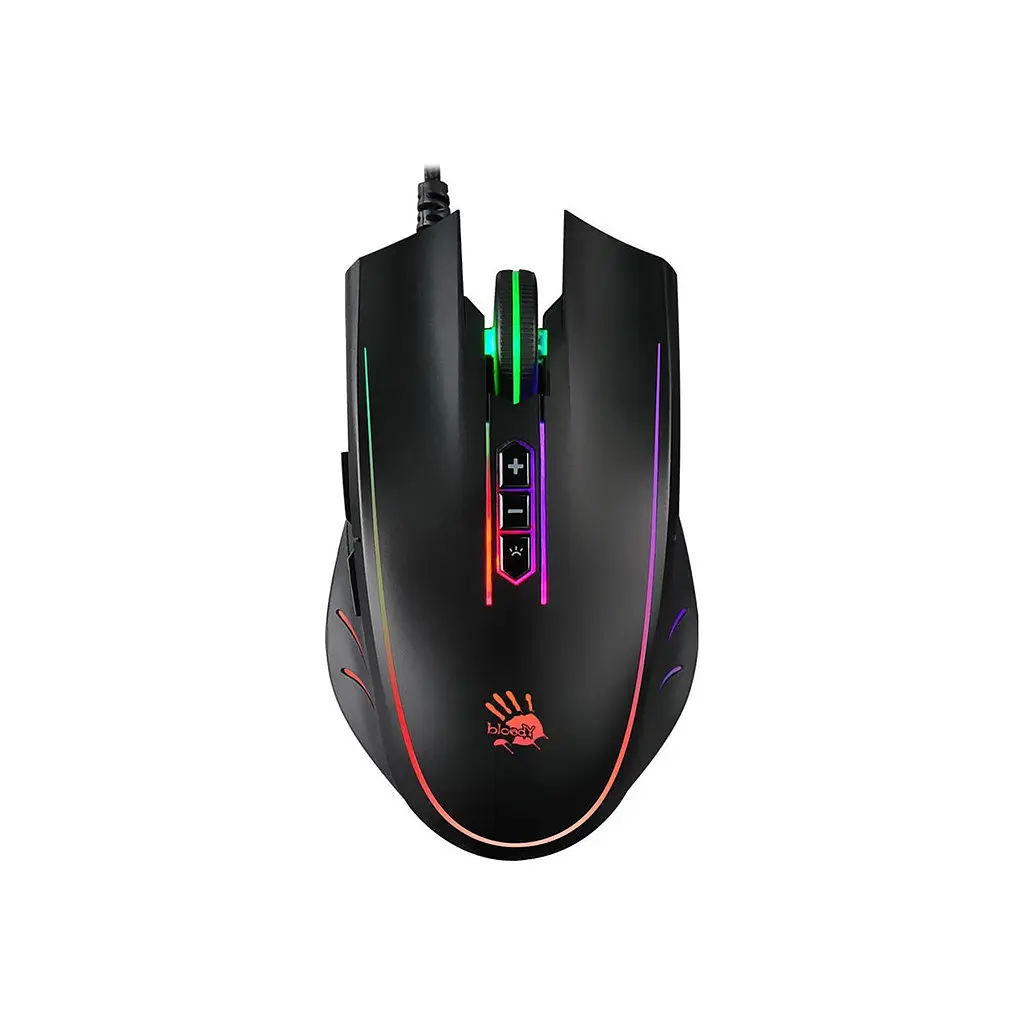 Мишка A4Tech Bloody Q81 Neon XGlide Curve Black (4711421948555) - фото 2