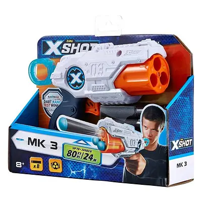 Швидкострільний бластер Zuru X-Shot Red Excel Mk 3 (36118R) - фото 3