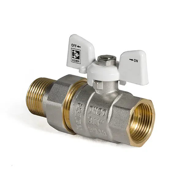 Кран з американкою Koer 3/4" KR.227.W білий KR0097 - фото 3