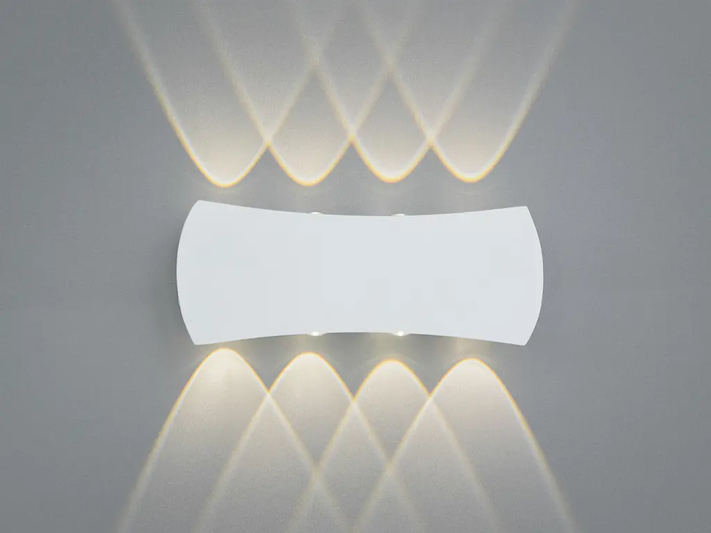 Современный фасадный светильник для улицы Diasha DFB-8623-8WH белый LED IP67 21 см - фото 4