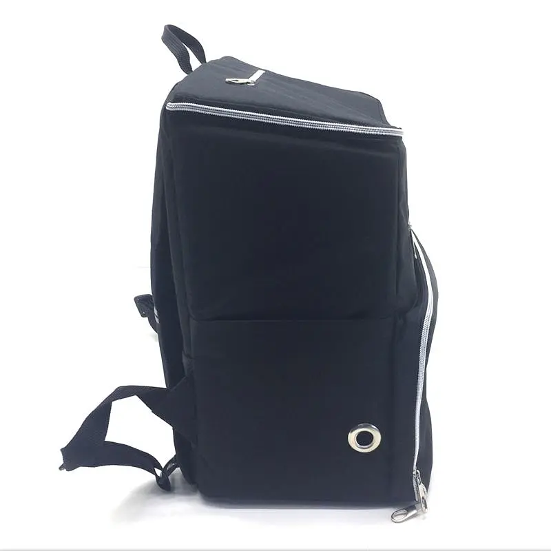 Рюкзак-органайзер Zoo-hunt Азарт 22х35х40 см с дорожным набором для собак черный - фото 8