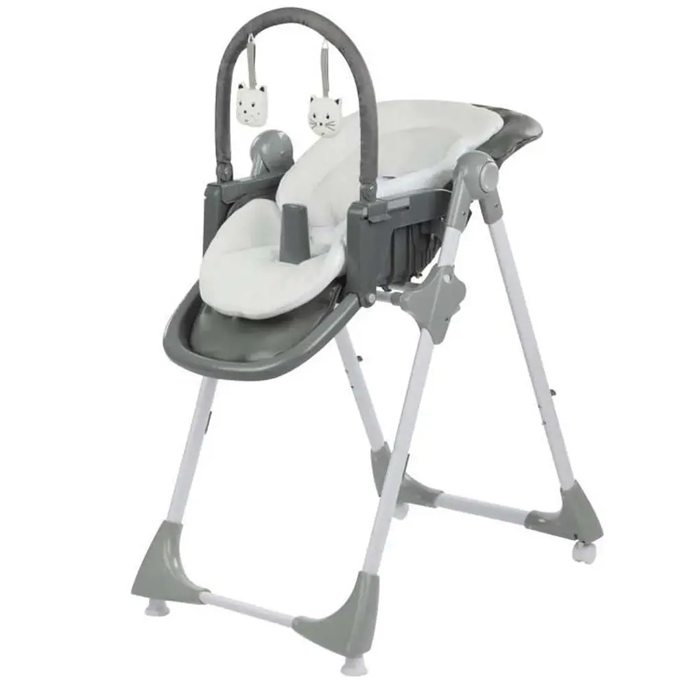 Стільчик для годування Bebe Confort Kiwi 3 in 1 Gray Mist, сірий (2775440210) - фото 4