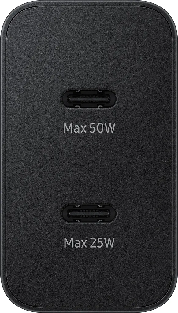 Samsung Зарядний пристрій мережевий 50Вт 2xUSB-С кабель USB-C > USB-C 1.8 м чорний - фото 5