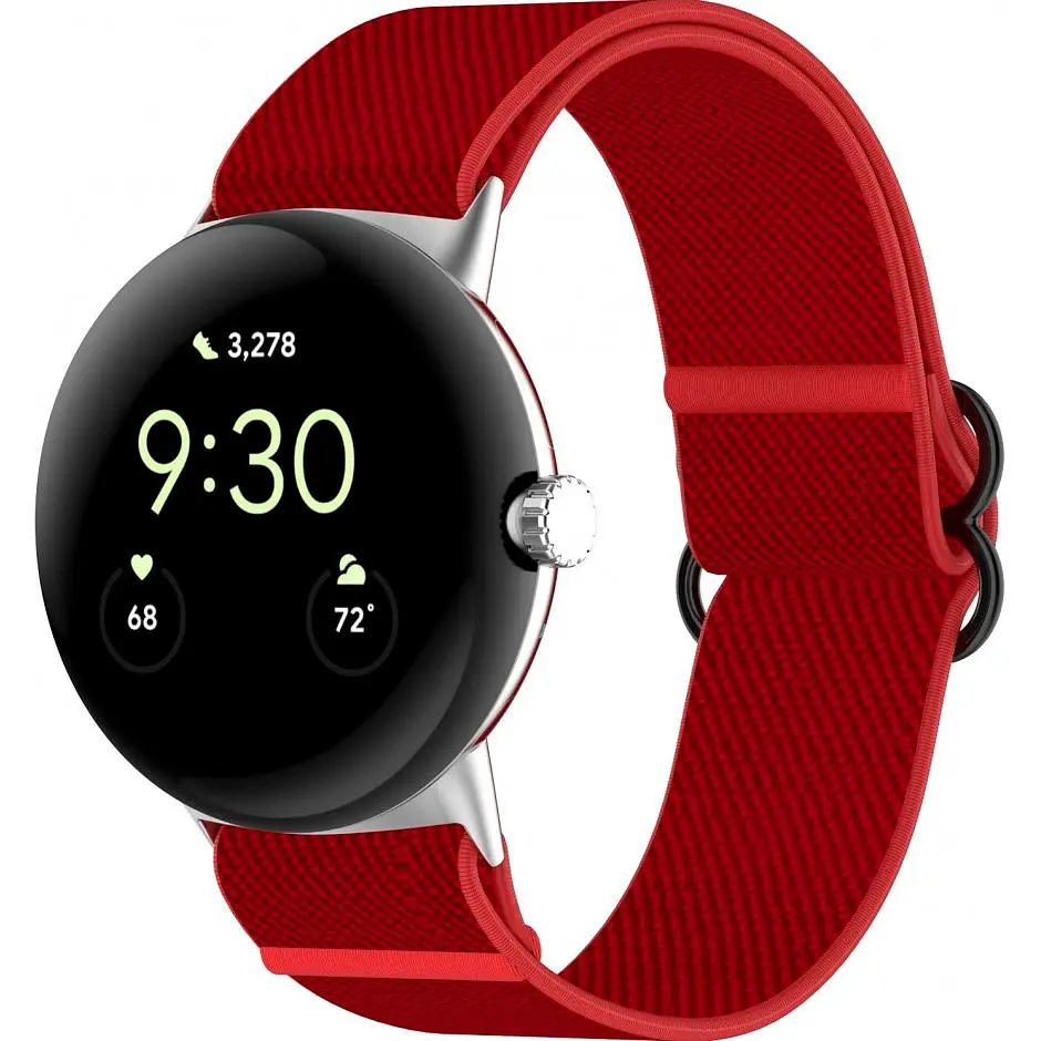 Ремінець ArmorStandart Nylon Band для Google Pixel Watch/Watch 2/ Watch 3/Watch 4 Red (ARM75426) [105464] - фото 2
