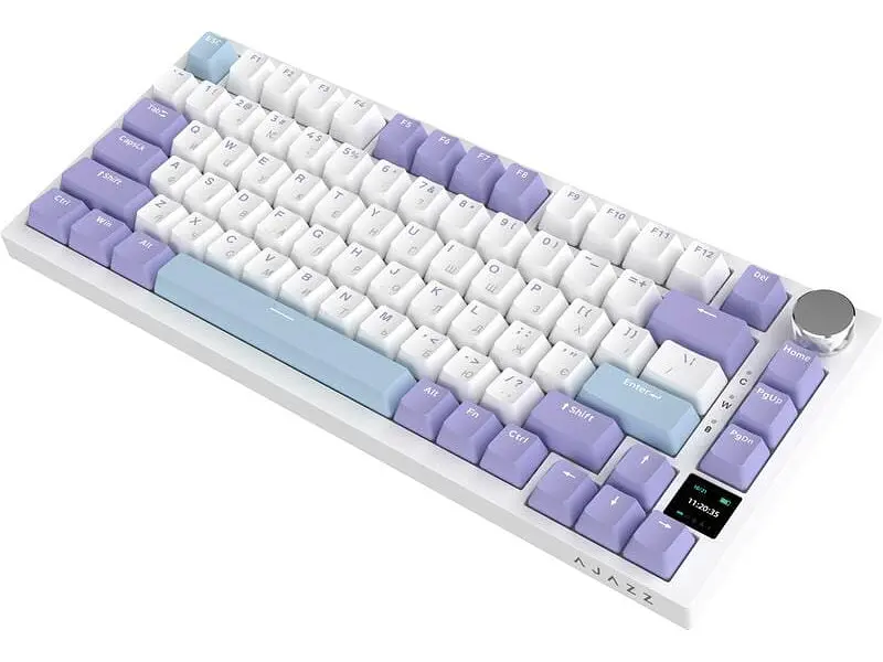 Клавіатура Ajazz AK820 Pro Gift Switch Purple (AK820PRO-G-PWB) - фото 6