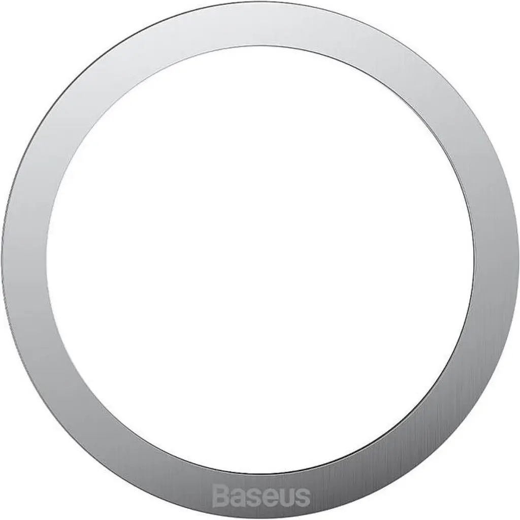 Пластини для автотримачів Baseus Halo Series Magnetic Metal Ring Silver (PCCH000012) [117260] - фото 3