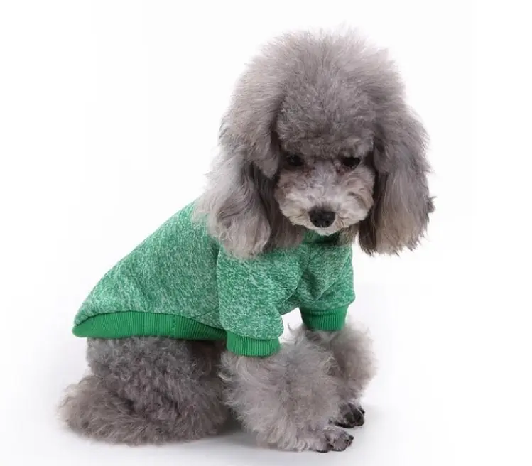 Кофта для собак та котів EcoToys Green M ряба зелена A: 30 см B: 37 см C: 24 см M-7070 - фото 4